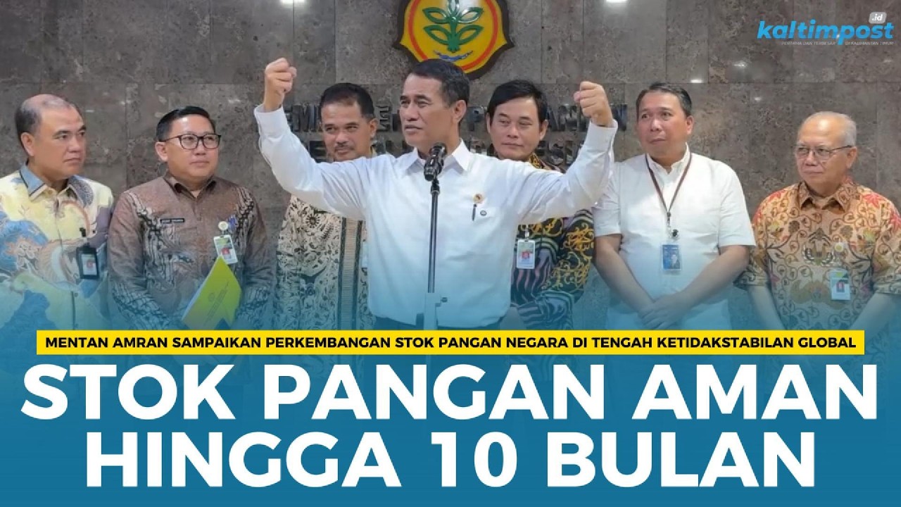 Urusan Pangan Aman! Mentan Amran Sulaiman Tegaskan Stok Beras RI Cukup Buat Makan 10 Bulan ke Depan
