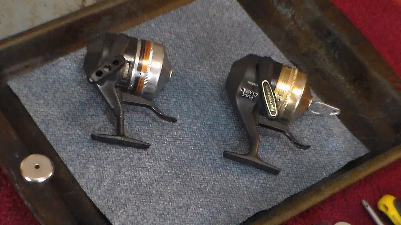 Young Matin's Reels Zebco Omega 154 and FL44 Service and Lubrication Improved Instruction