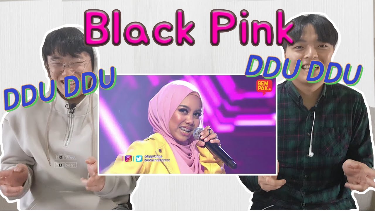 Korean mans reaction Black Pink - ddududdudu cover | Sarah Suhairi