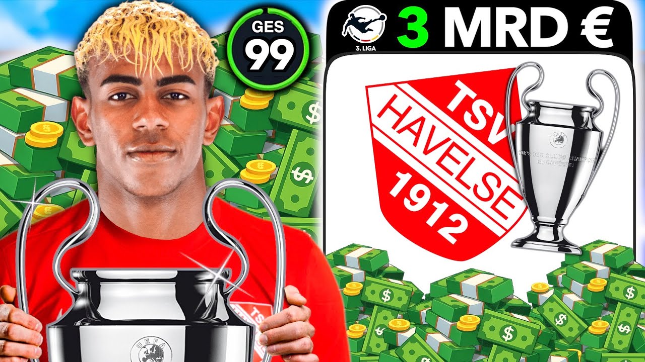 Kann ein 3. LIGA VEREIN mit 3 MILLIARDEN &euro; die CHAMPIONS LEAGUE gewinnen? 🤑🏆