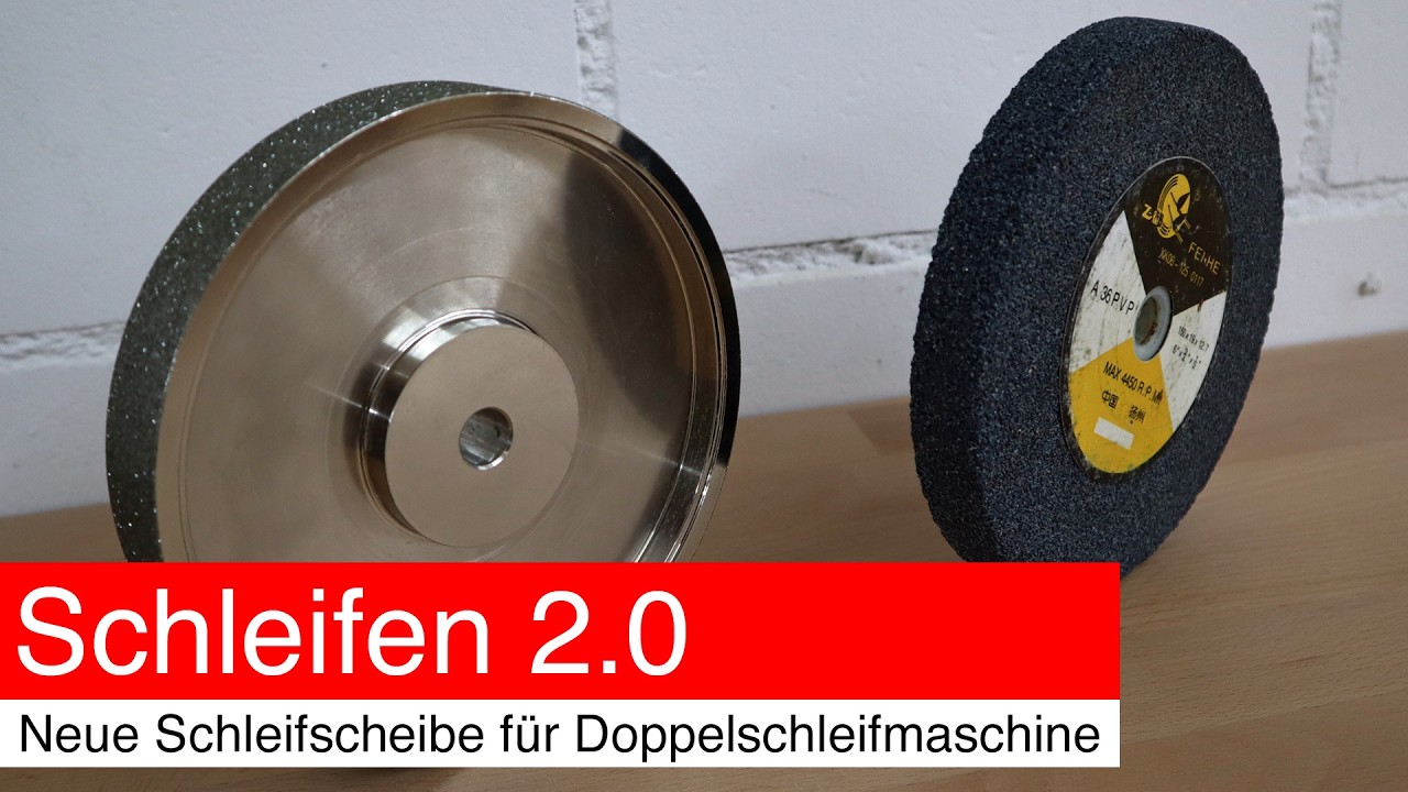 Schleifen 2.0; neue Schleifscheibe f&uuml;r Doppelschleifmaschinen