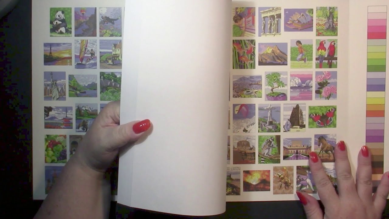 Flip & Review Our Beautiful World Color by Number by David Woodruffe  (Adult Coloring)