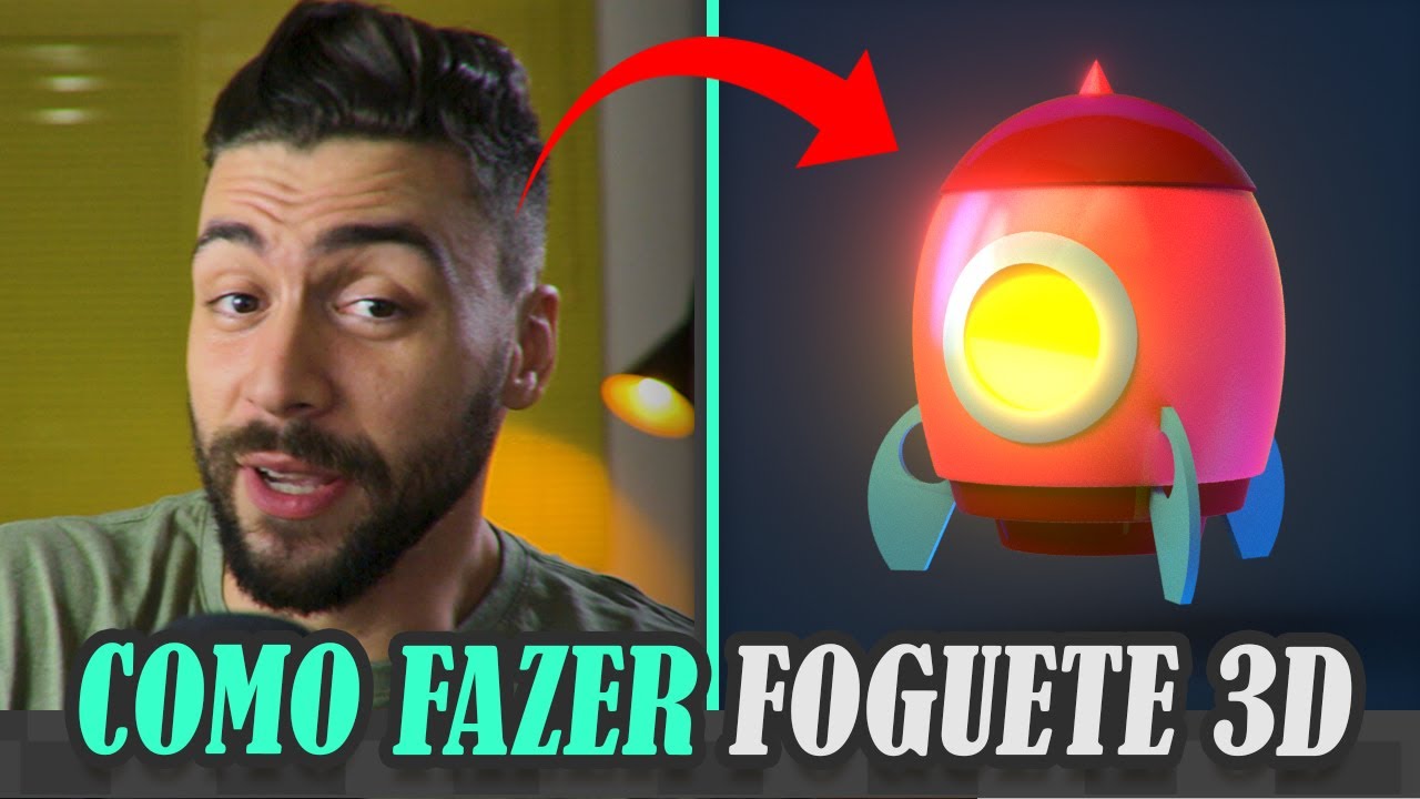 Como FAZER um FOGUETE 3D | Tutorial Zbrush