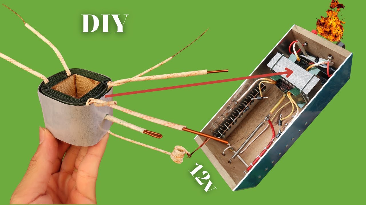 Combination of 12v to 220v inverter and fire generator, episode 1