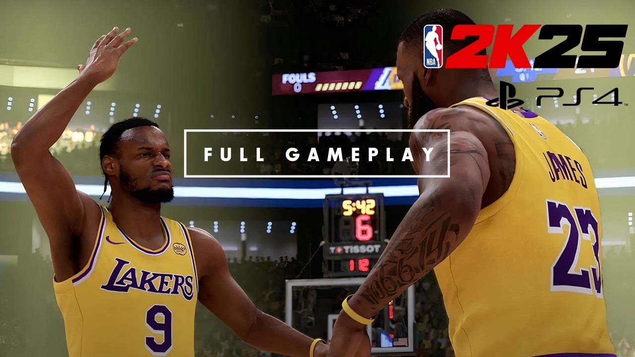 Golden State Warriors v Los Angeles Lakers || NBA 2K25 PS4 Gameplay 