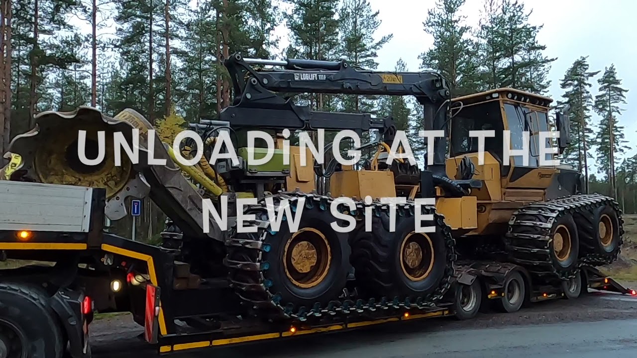 Maskinflytt av Tigercat storskotare (som markberedare)