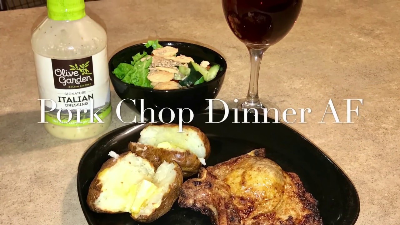 Airfryer Pork Chop Dinner