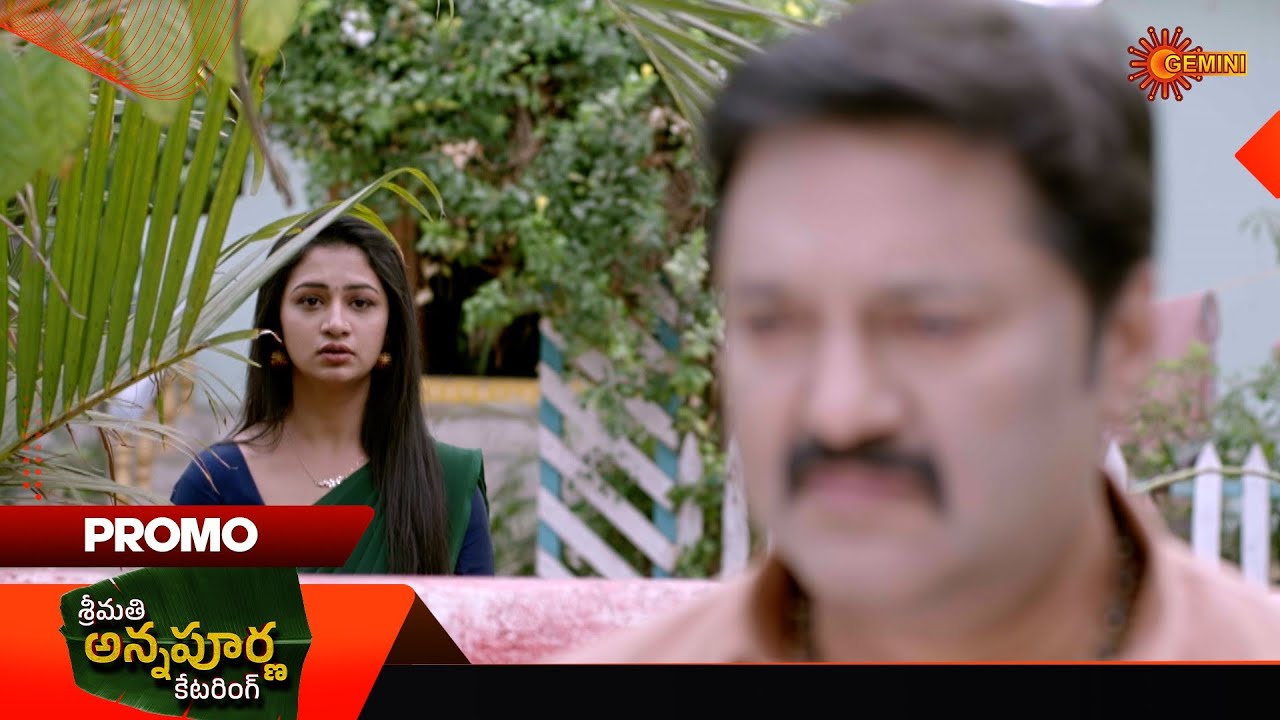 Srimati Annapurna Catering - Promo | 11 Mar 2026 | Telugu Serial | Gemini TV