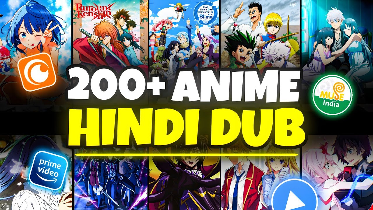 Top 200 Best Anime In Official Hindi Dubbed Of 2025  | All Hindi Dub Anime List | Crunchyroll