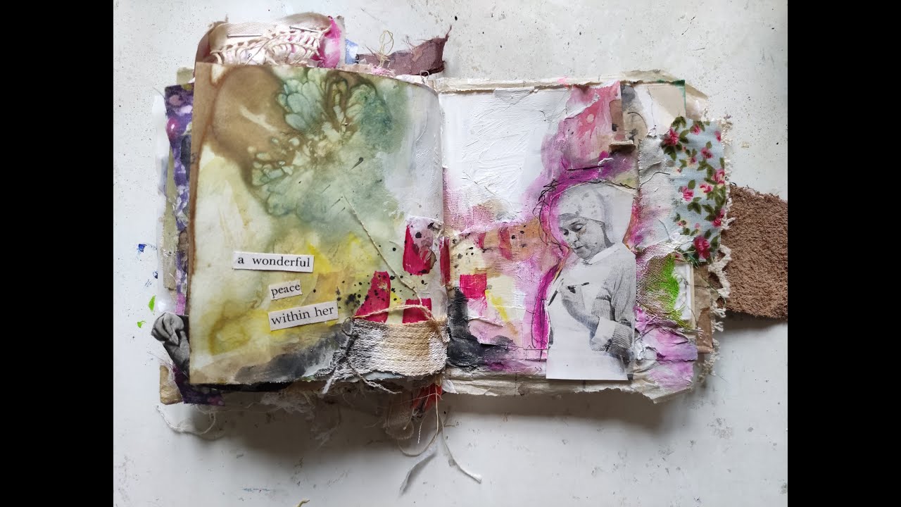 Art Journaling - 10 Minute Page