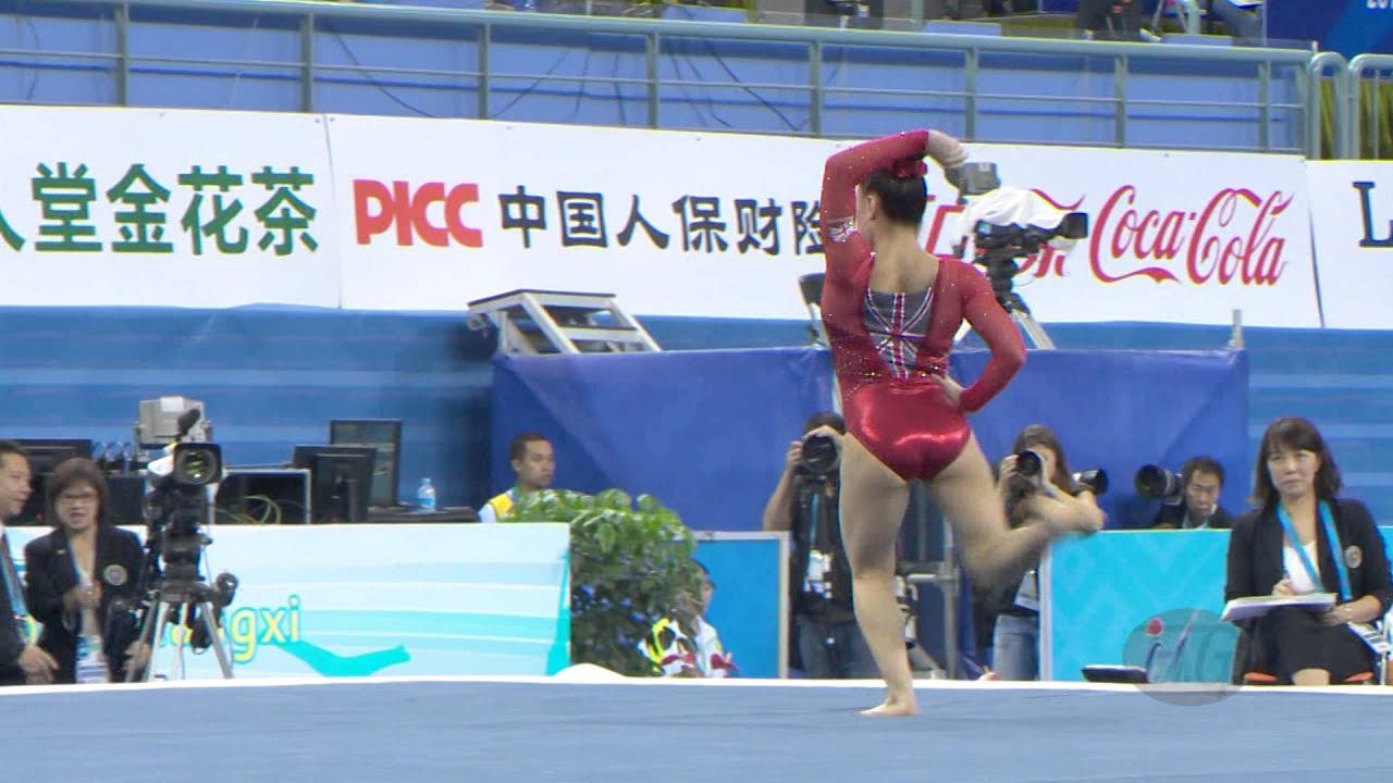 FRAGAPANE Claudia (GBR) – 2014 Artistic Worlds, Nanning (CHN) – Qualifications Floor