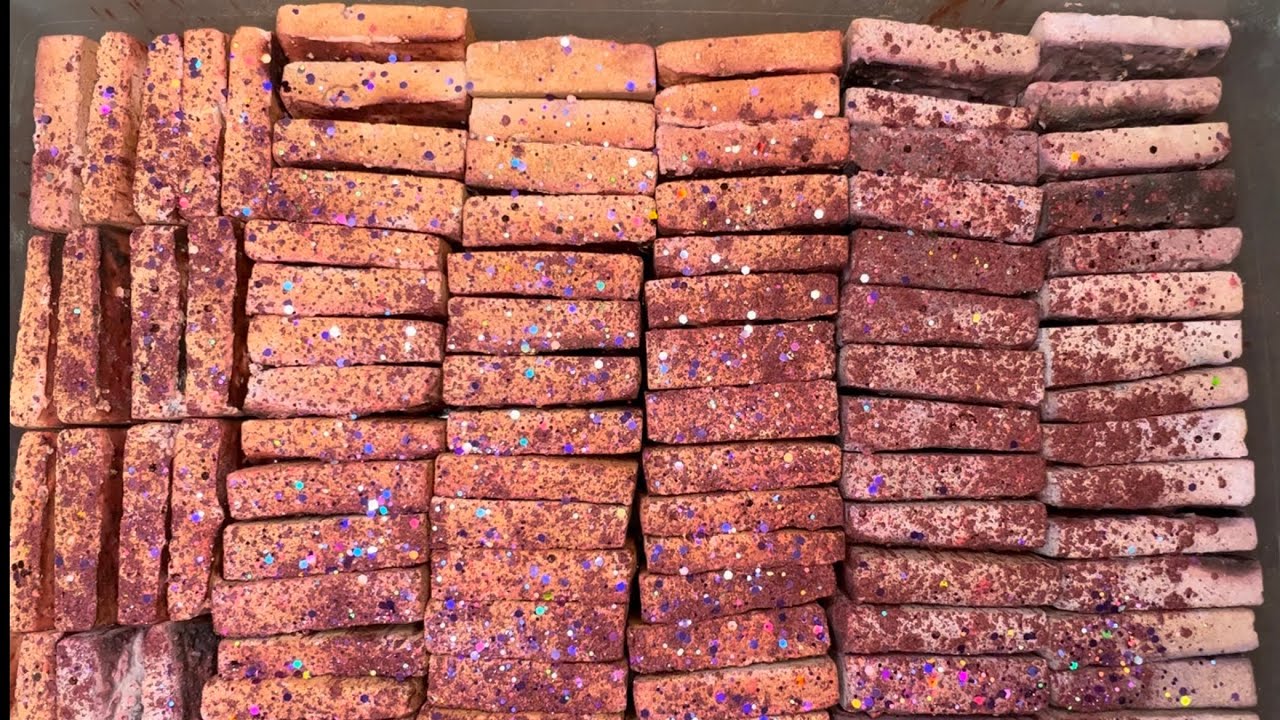 Crispy powdery mass crush| 100+ bars| Gym chalk ASMR| Oddly satisfying| Relaxing
