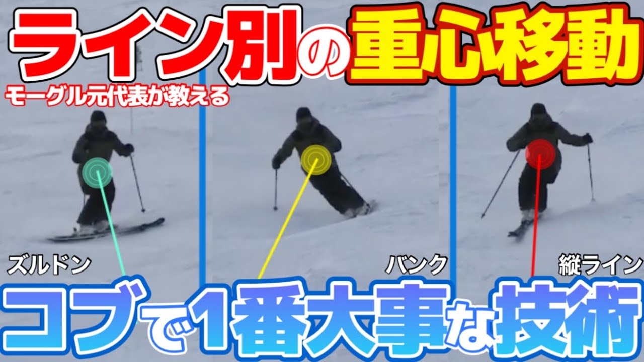 ズルドンからバンク、縦ラインへ！太ももでコントロール/コブで絶対やるべき重心移動