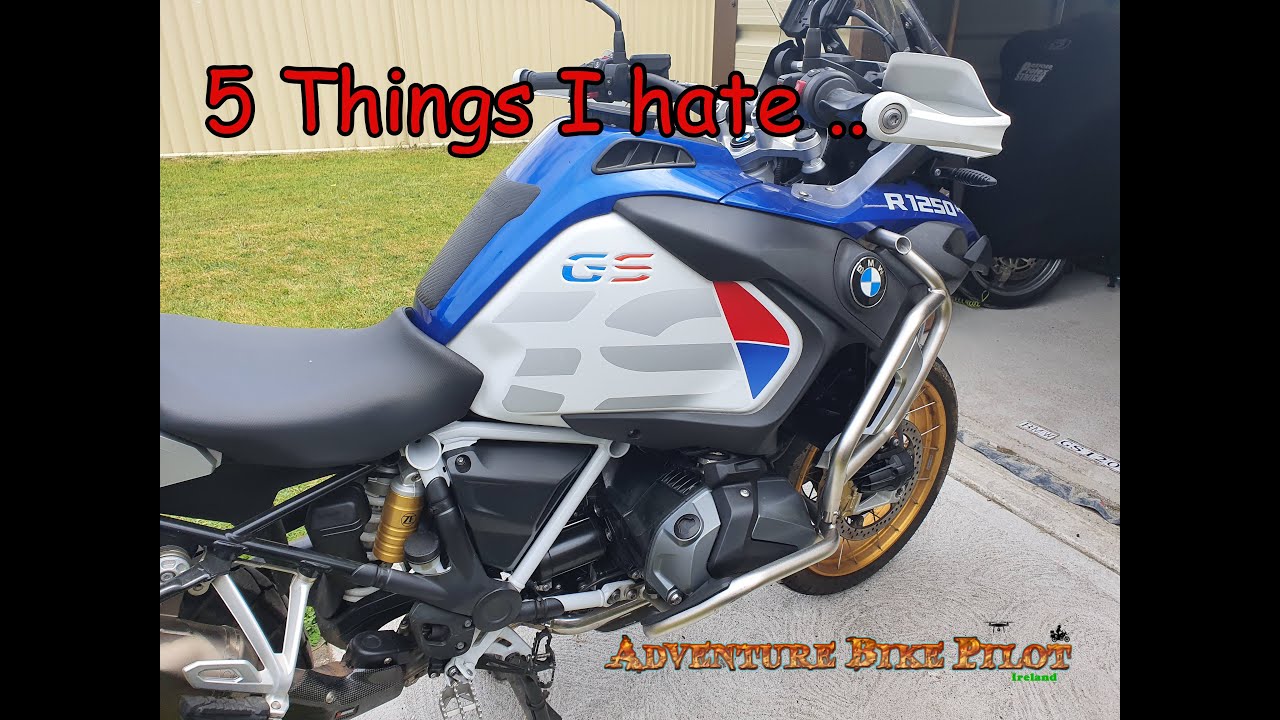 Top 5 things I hate about my BMW R1250 GS Adventure Rallye HP Low Chassis