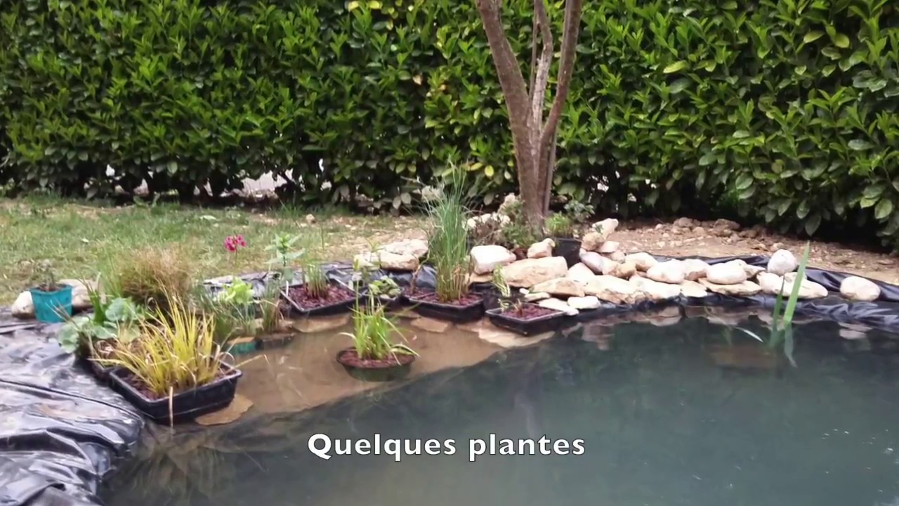 Réalisation d'un bassin