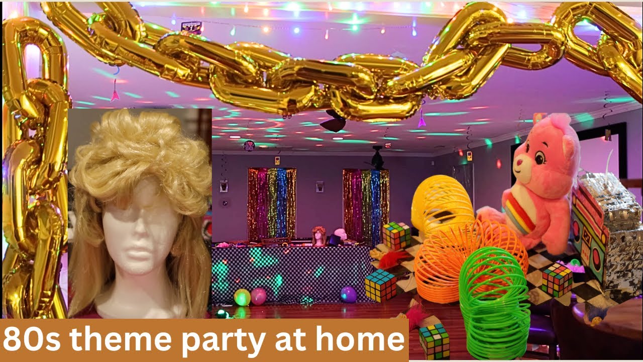 How to Create an 80s Throwback Party at Home| fun and retro