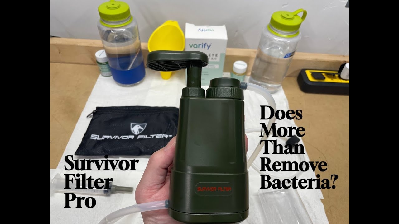 Survivor Filter Pro - Does it Remove More Than Bacteria? Review