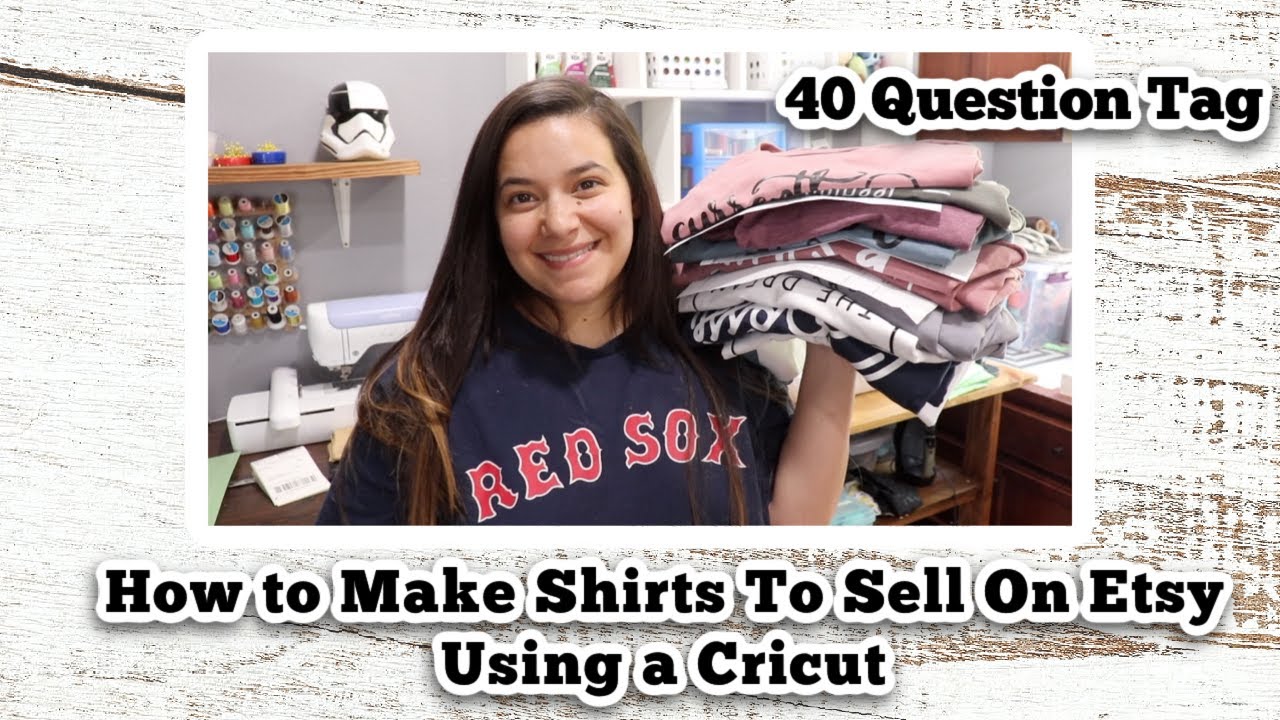 Working On Etsy Orders | How To Use A Cricut To Make T-Shirts For Your Small Business | Studio Vlog