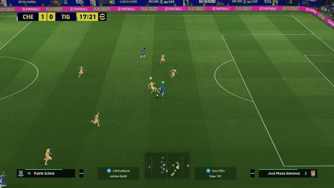 Chelsea vs Tigres Coppa italia Gir D