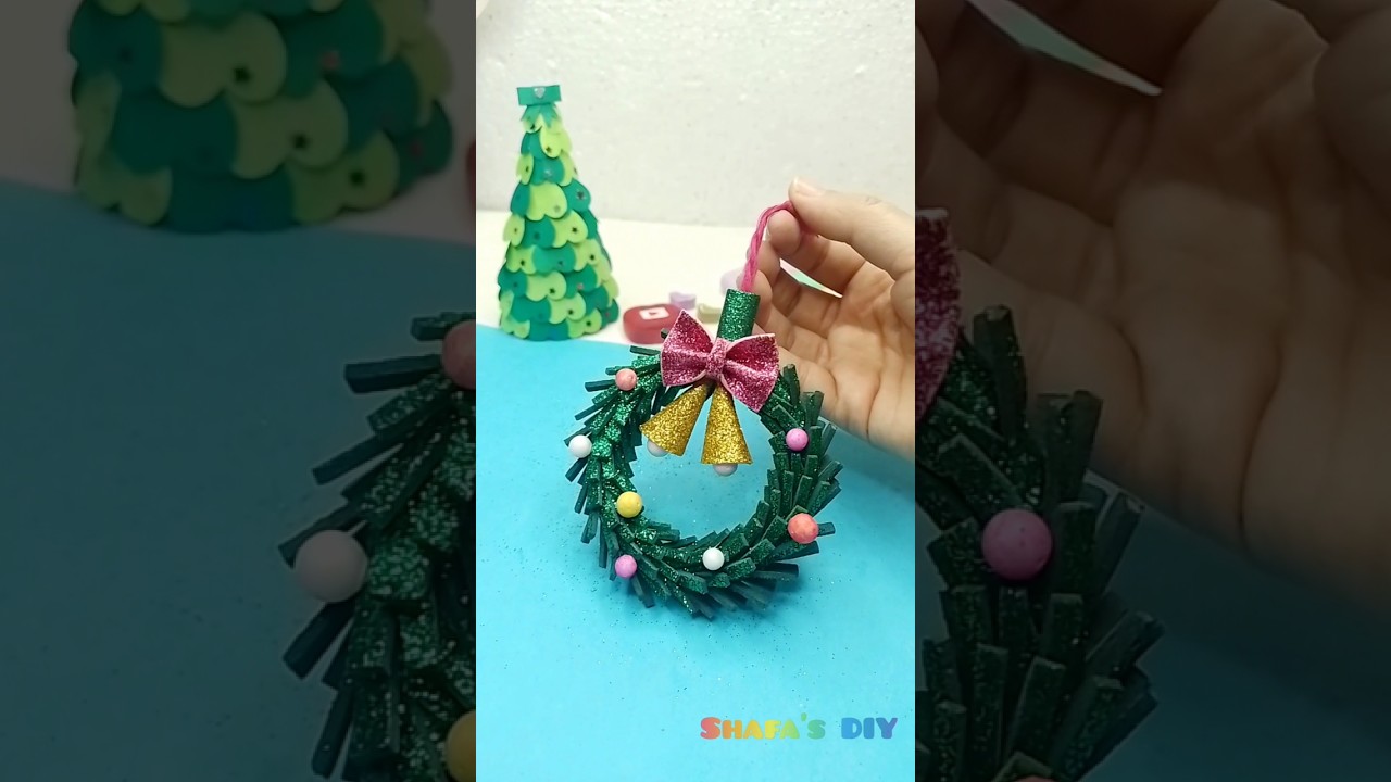 DIY Christmas Decoration idea 💚❤️ 