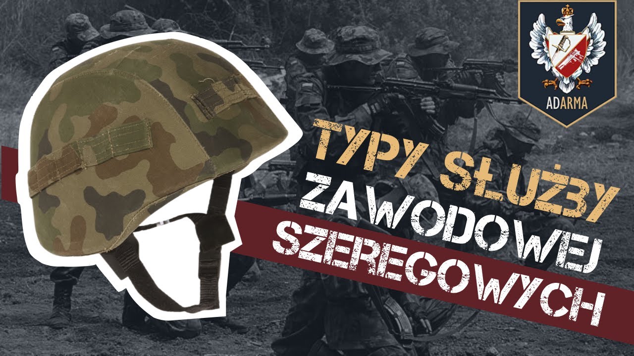 Typy służby zawodowej szeregowych.