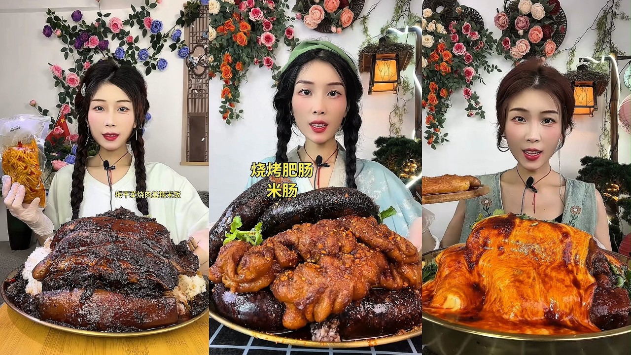 【ASMR】【MUKBANG】DELICIOUS DINING PROGRAM | HOMEMADE CHINESE FOOD | 食べる | 吃播 #咀嚼音