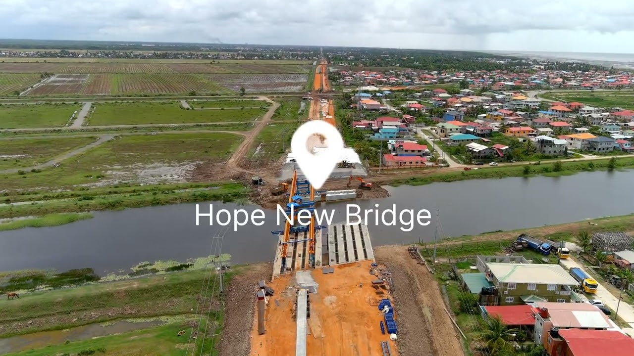 Drone Footage of the New Highway Clonbrook to Victoria (Guyana) Part (1)