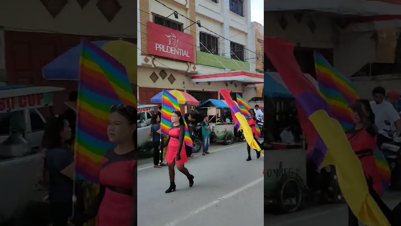 Pawai Kemerdekaan Kab. Toba dari sekolah SMP Negeri 1 BALIGE