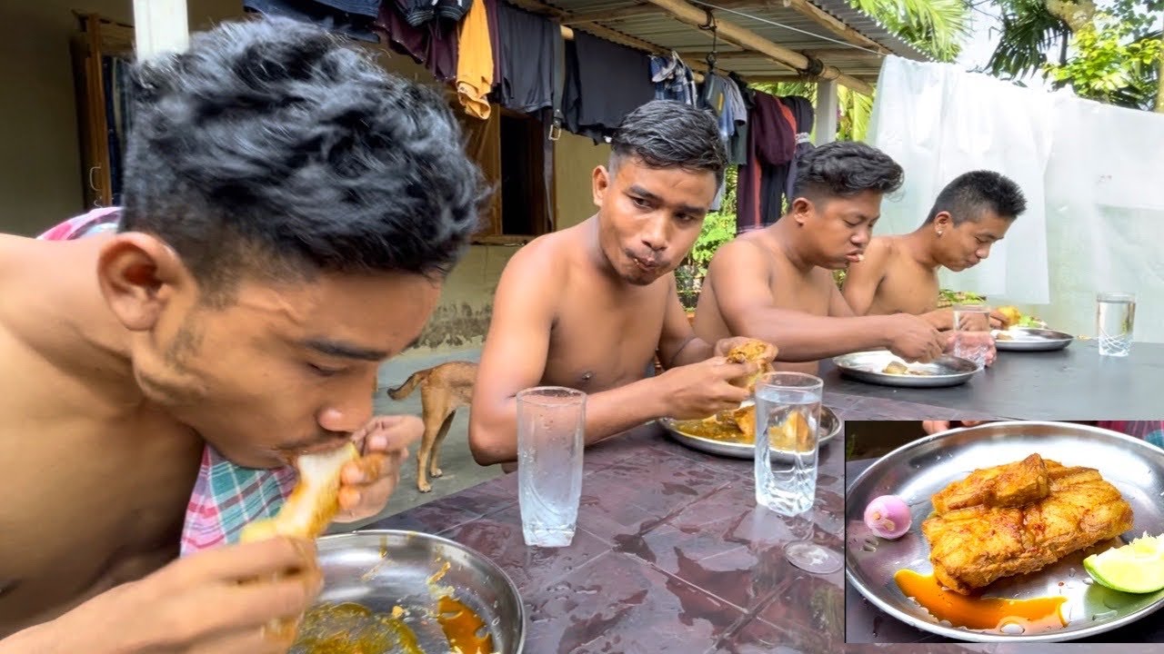 500gm pork 🐷 curry 🍛 eating challenge | wak bahan chamani challenge | 