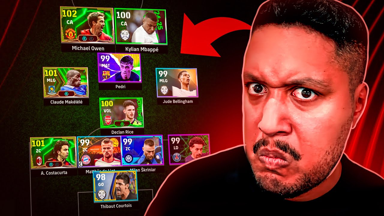EXPLOSÃO DE RAGE COM ESSE OWEN E MBAPPÉ NO ATAQUE DOS CARAS !!! - EFOOTBALL