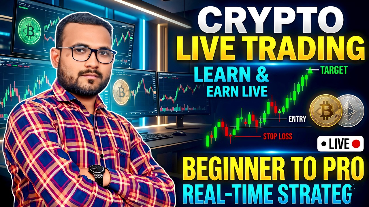 🔴Crypto Live & Gold Live Trading | BTC live trading | ETH / Ethereum live trading | XAU Live Trading