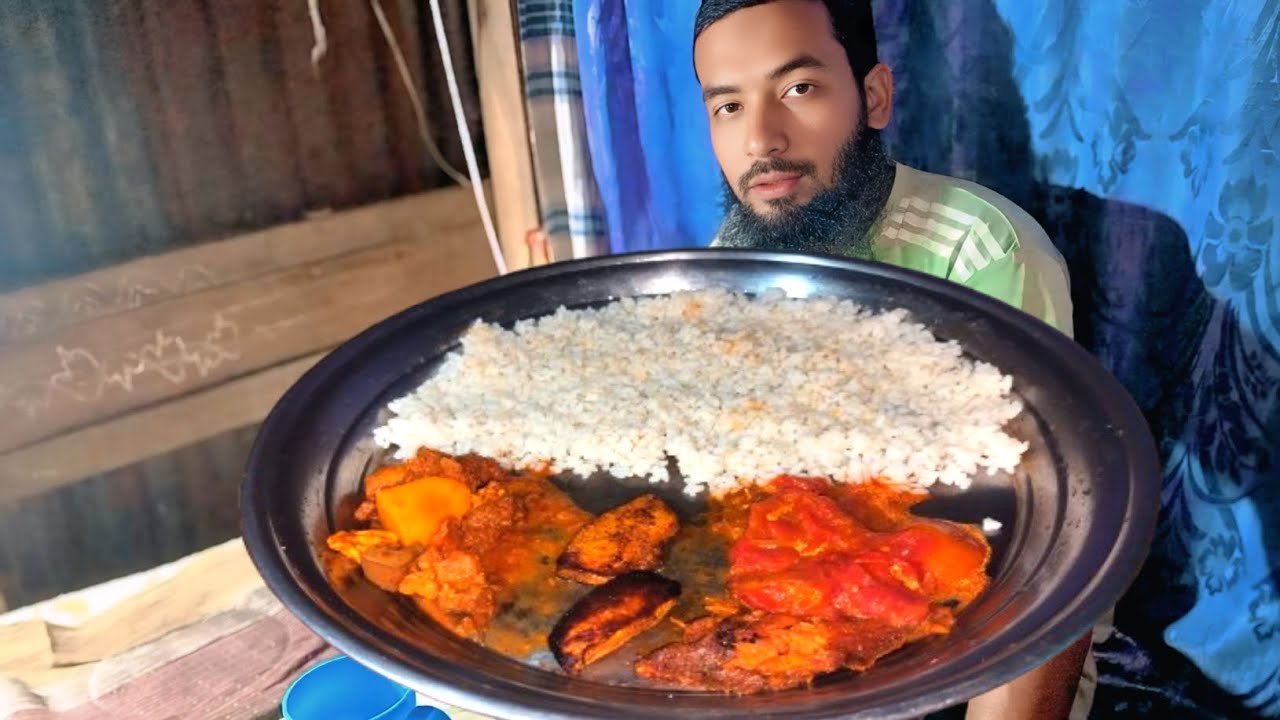 MUTTON AND FISH CURRY WITH RICE EATING CHALLENGE || MUKBANG EATING SHOW || EAT MOOD