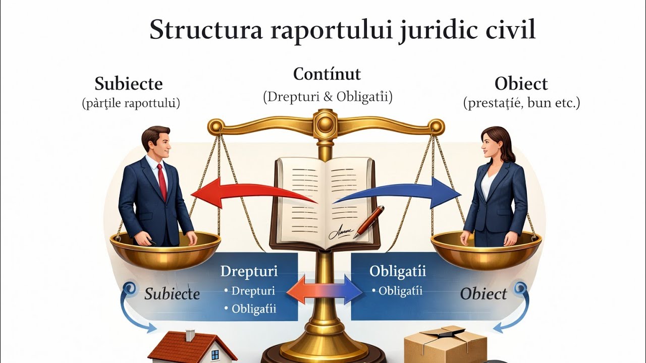 Structura raportului juridic civil