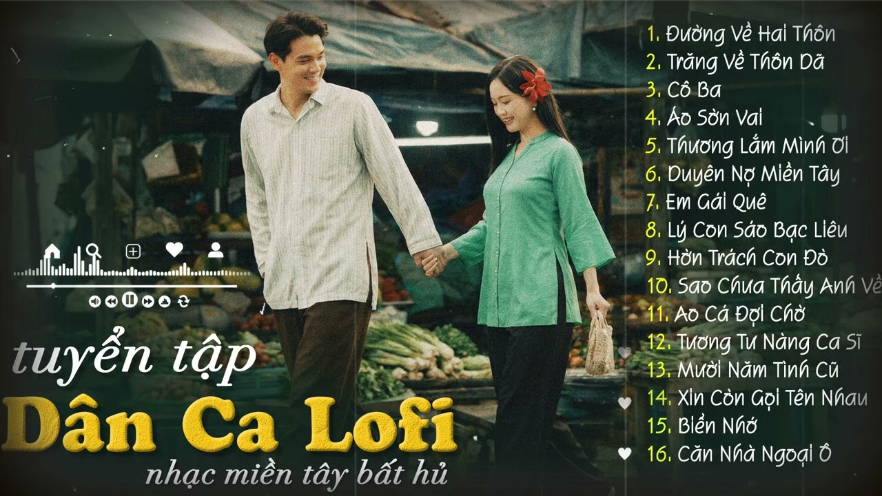 16 Bản Nhạc Lofi Đang Gây Bão Mạng Xã Hội 2026 - Nhạc Miền Tây Lofi Cực Chill Dễ Nghe Dễ Ngủ