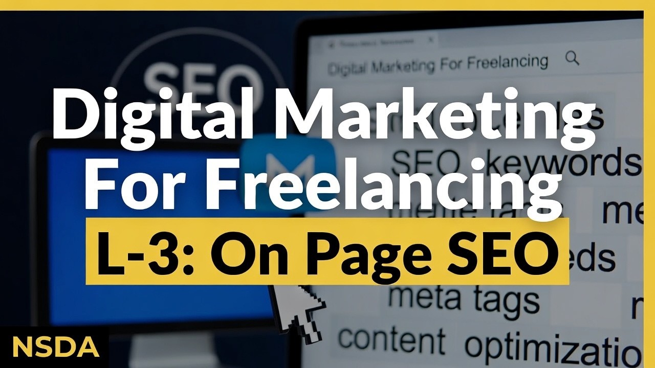 NSDA - Digital Marketing For Freelancing, L-3 - On Page Seo