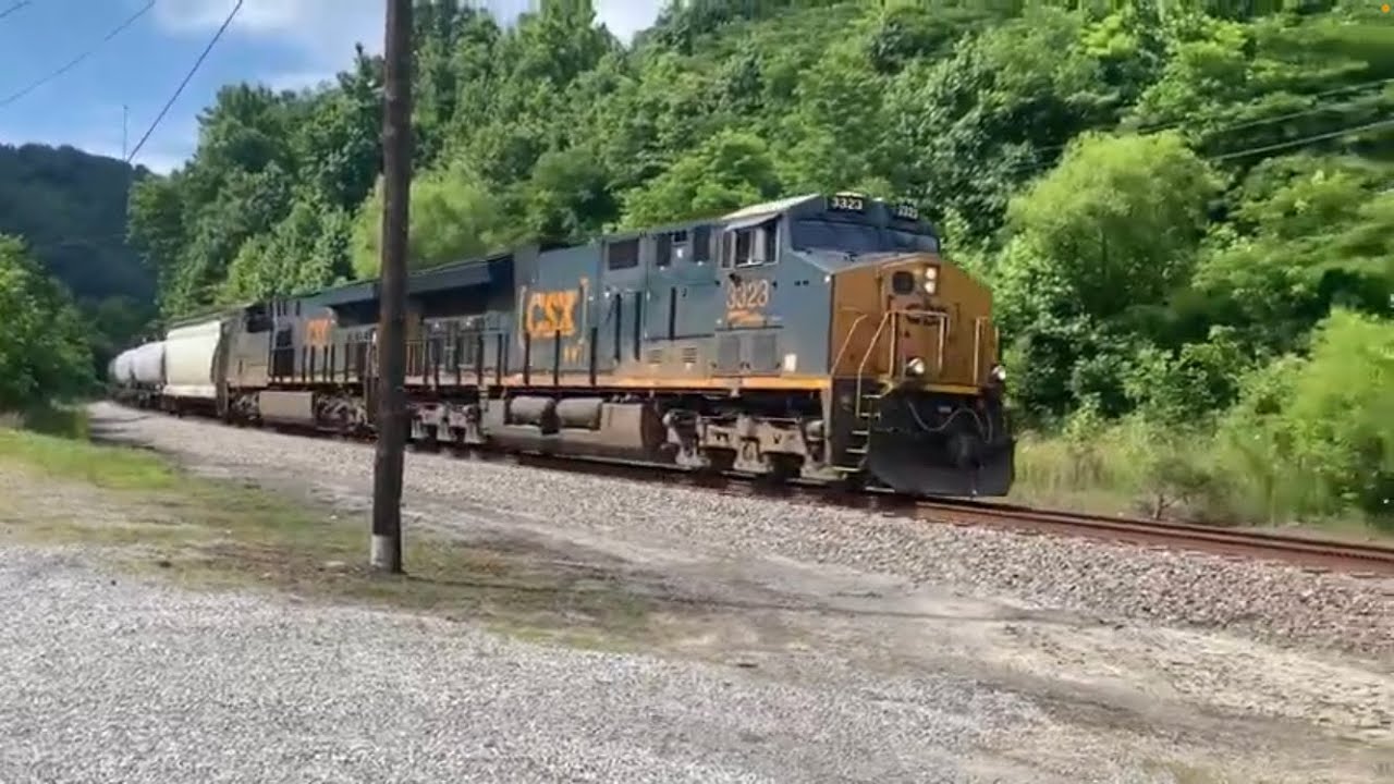 K446 chase along the CSX big sandy subdivision 4 different spots