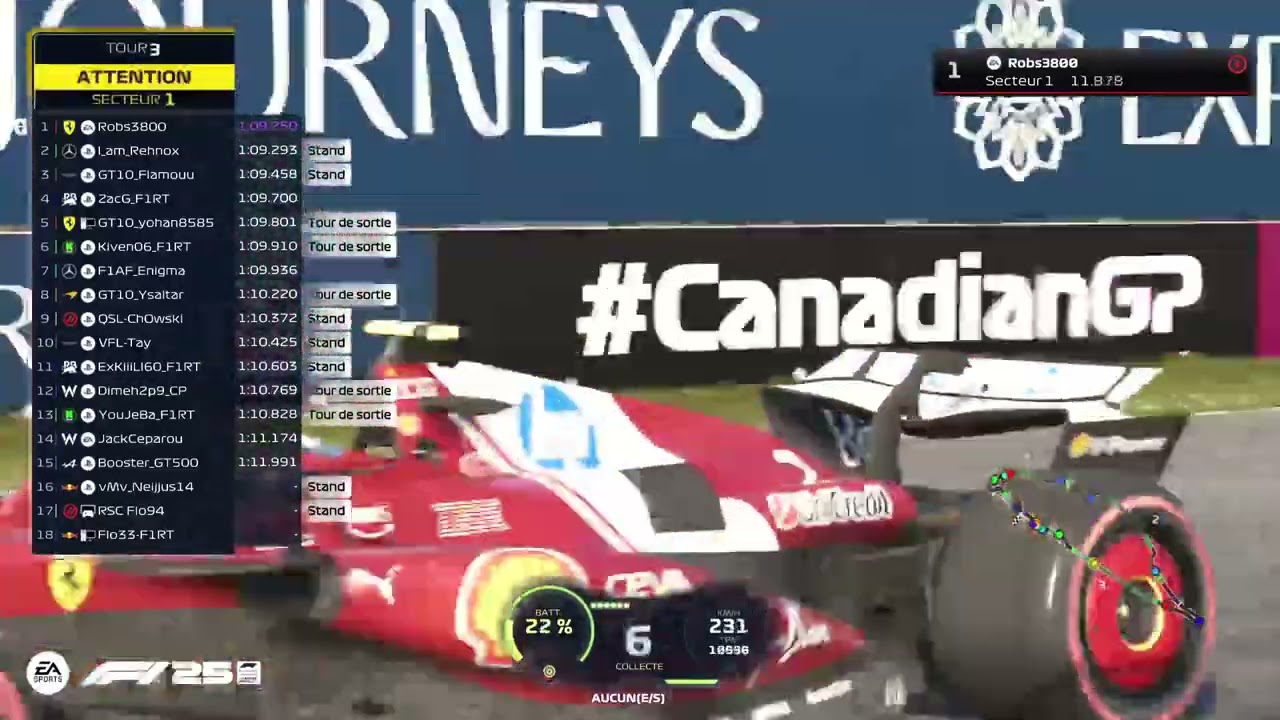 N°464 / F1RT SAISON 12 / 100% / Qualif Courte - CANADA 6/15
