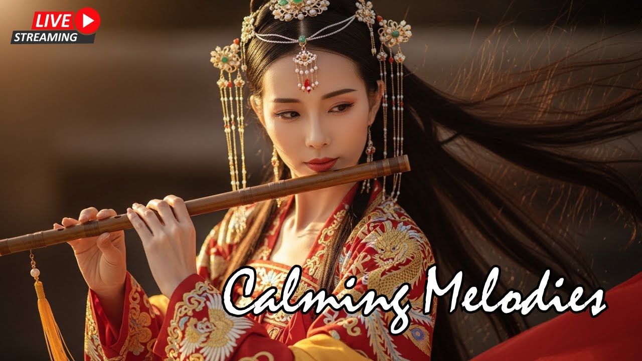 Calming Bamboo Flute LIVE 🌿 Peaceful Instrumental for Relax & Focus 舒缓竹笛直播｜放松与专注