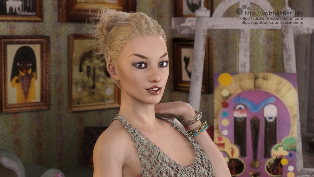 Behind the Scenes:  L'Atelier - Setting up a scene in Daz Studio 4.9 (Timelapse)