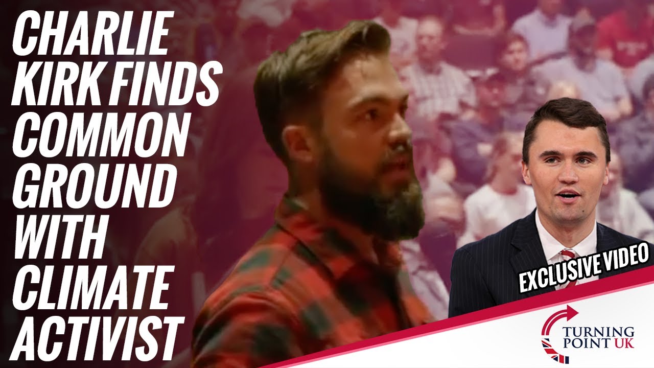 Charlie Kirk Finds Common Ground With Climate Activist