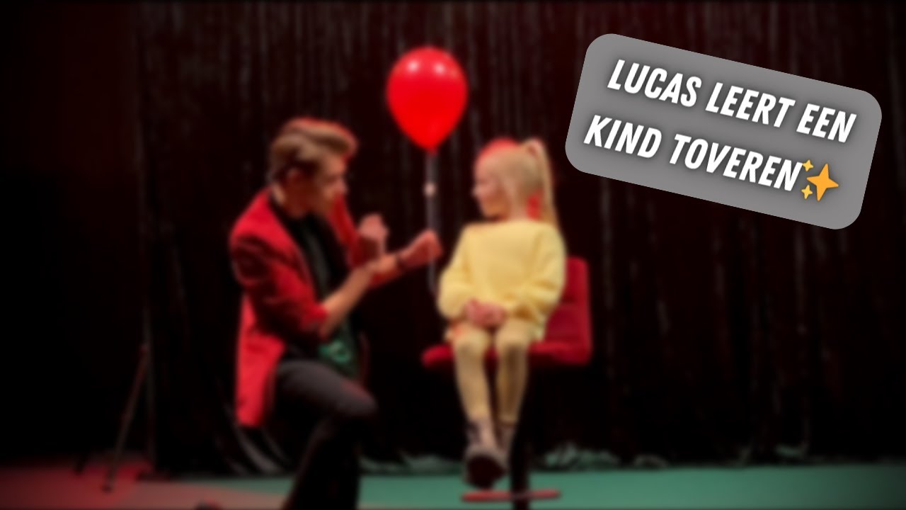 Lucas leert een kind toveren🪄