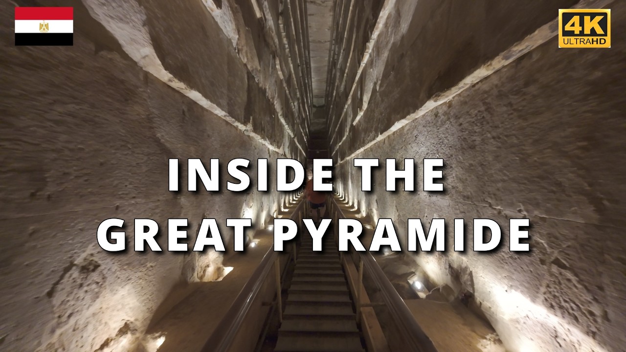 Full Tour Inside the Great Pyramid of Giza | Cheops (Khufu) | Cairo 4K