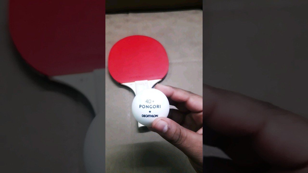 Table tennis set TT paddles and TT balls #decathlon #decathlonsportsindia #pingpongball #tabletennis