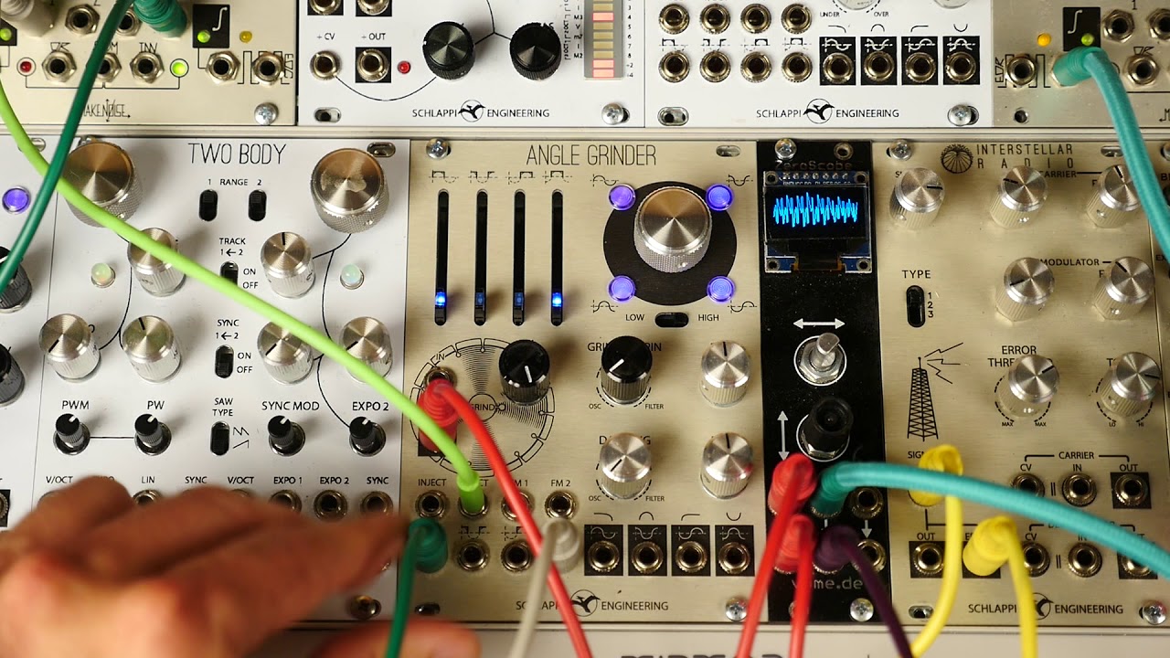 Angle Grinder eurorack module demo (the basics)