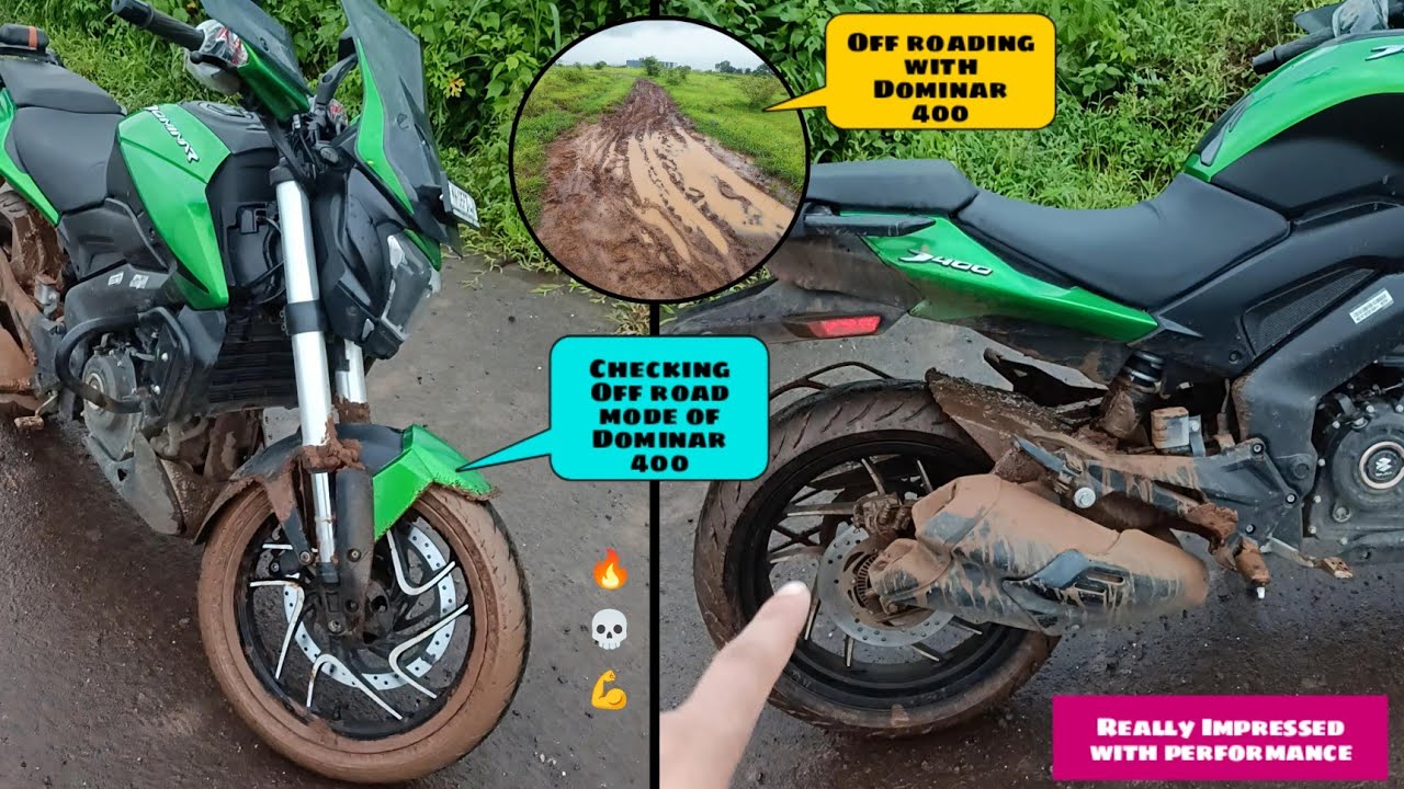 Checking Off road mode of Bajaj Dominar 400 2025 model 🔥 Really Impressed with Dominar Off-roading