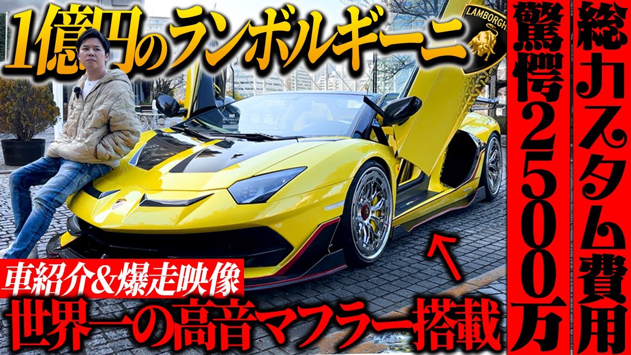 【驚愕】1億円のランボルギーニ総額2500万円かけて理想通りの大改造してみた結果…