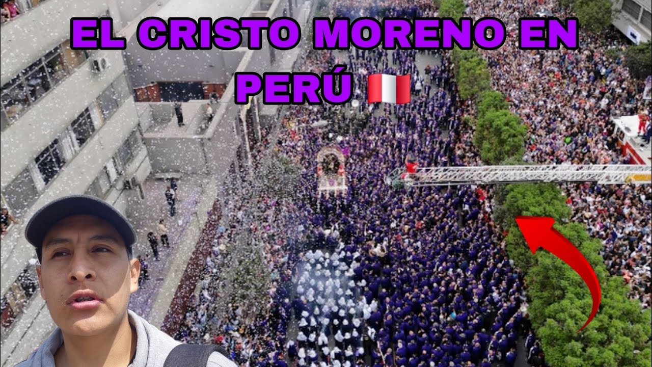 EL CRISTO MORENO DE PERÚ 🇵🇪 PRIMERA VEZ VIENDO AL SEÑOR DE LOS MILAGROS ✝️ 