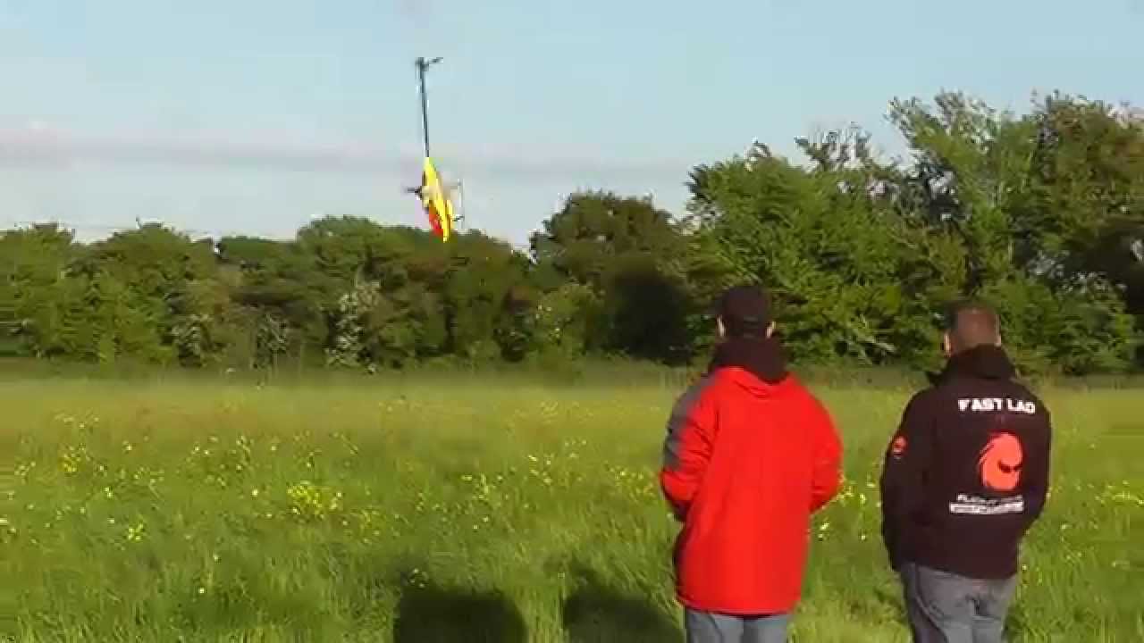 Jonathan Bossion Zone Village 2014 Super low flying Gaui X7