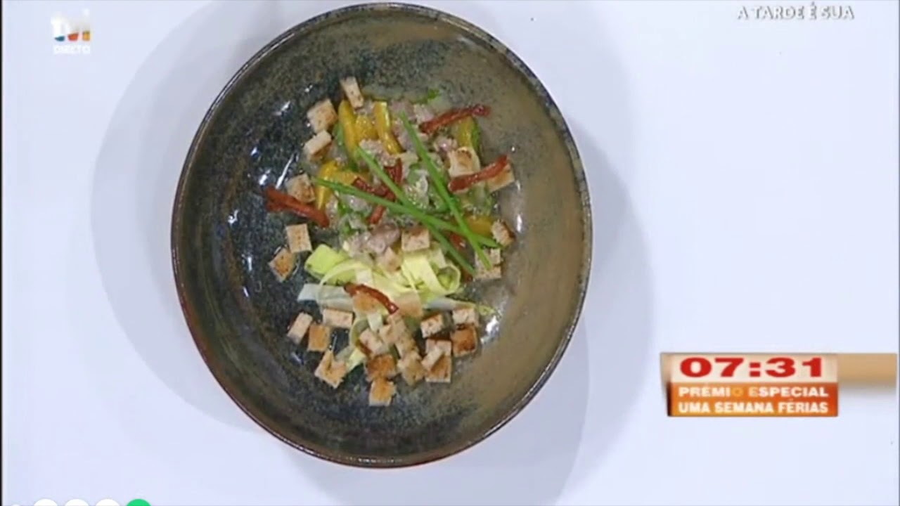 Castelbel Sardinha n'A Tarde É Sua com o chef Vítor Sobral - 24.05.2018