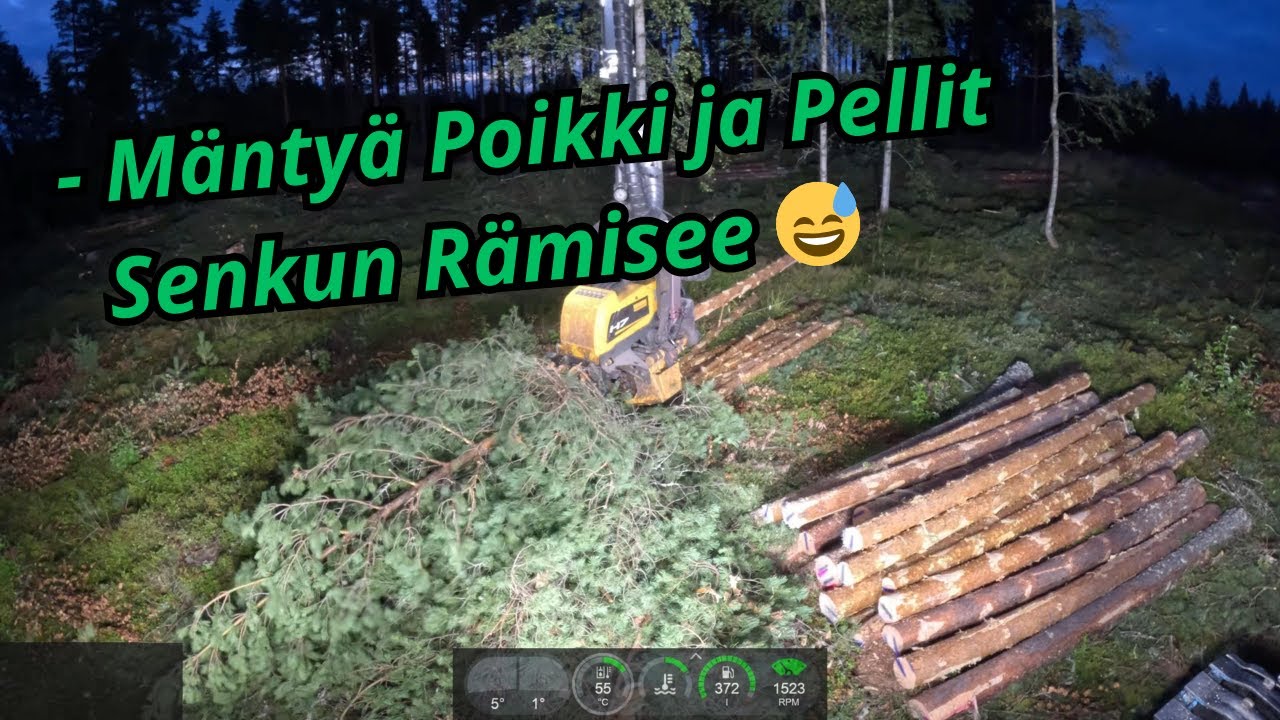 Helvatan Mukavaa Mänty Uudistushakkuuta Hakata. Ponsse Scorpion K AC New H7 2025